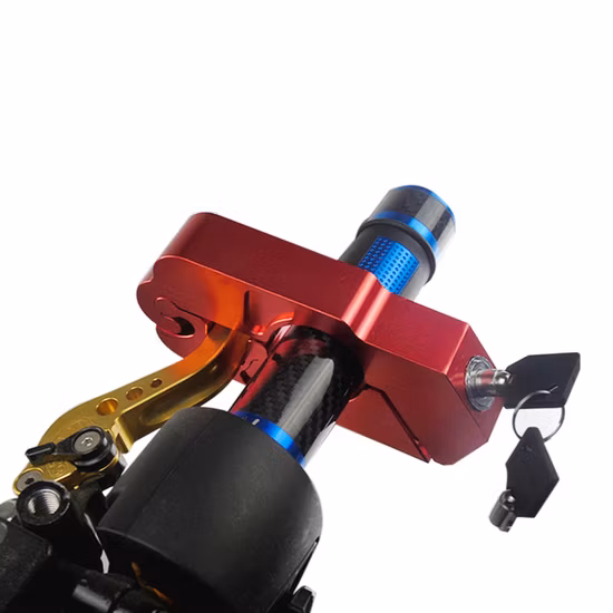 Factory Wholesale Motorcycle Accessories Motorbike Caps Safety Throttle Brake Neck Lock Handlebar Grip Lock