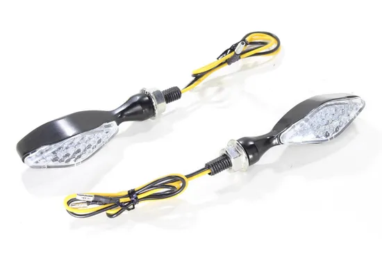 Motorcycle LED Indicators Winker Lamps with Emarked Metal Shell ECE 
