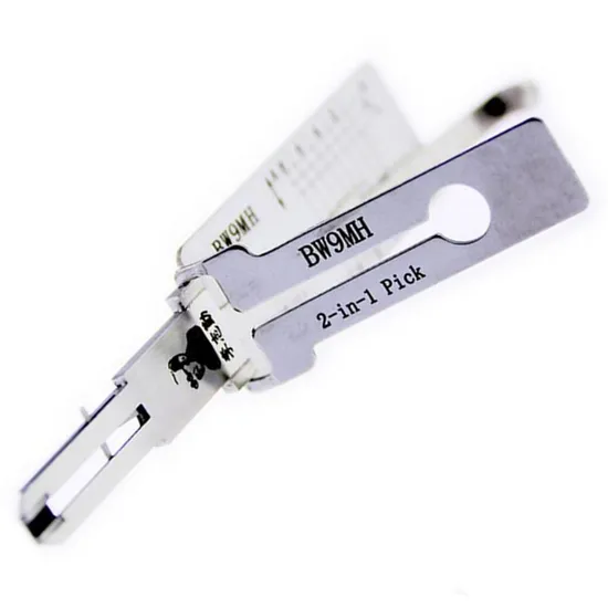 Auto Parts Locksmith Tool Lishi 2 in 1 Bw9mh for BMW Motorcycle Lockpick 