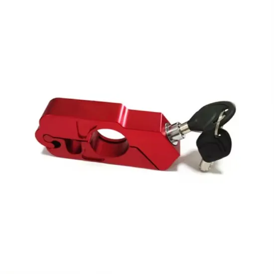 Custom Colorful Handle Grip Security Safety Locks Aluminum Motorcycle Brake Clutch Levers Locks 