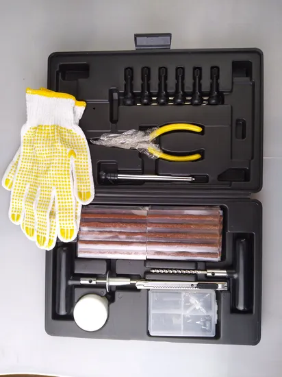 88PCS Heavy Duty Universal Tire Repair Tools & Set for Car Motorcycle Truck RV Jeep ATV Tractor 