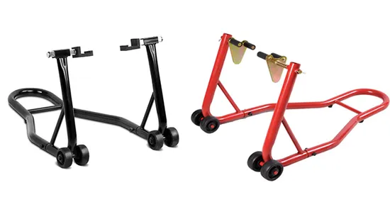 Swivel Sport Bike Rear Motorcycle Wheel Paddock Lift Stand 
